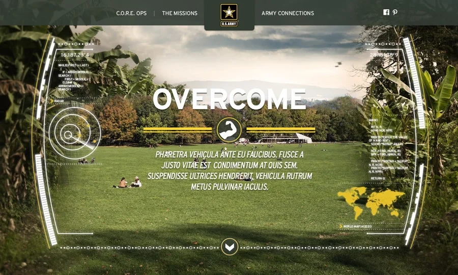 Chapter screen: Overcome